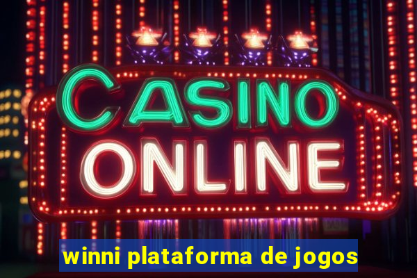 winni plataforma de jogos